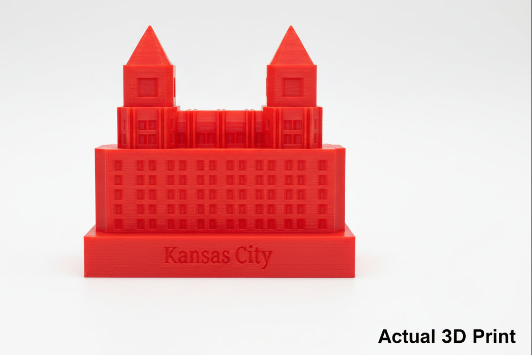 Collectible #04 - 909 Walnut (Kansas City, MO) Red Premium Building Cap