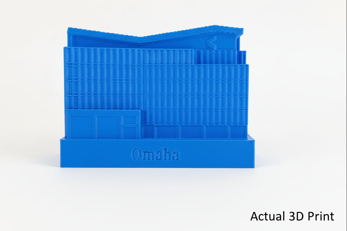 Collectible #13 - Carson Building (Omaha, NE USA) Blue Premium Building Cap
