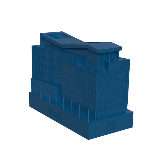 Collectible #13 - Carson Building (Omaha, NE USA) Blue Premium Building Cap