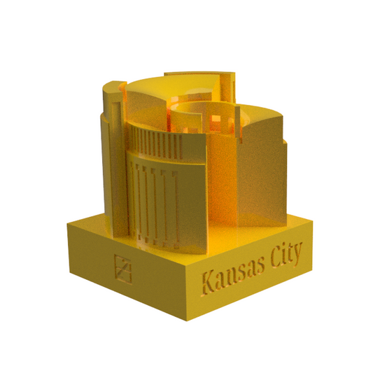 Collectible #07 - Federal Courthouse (Kansas City, MO) Yellow Premium Building Cap