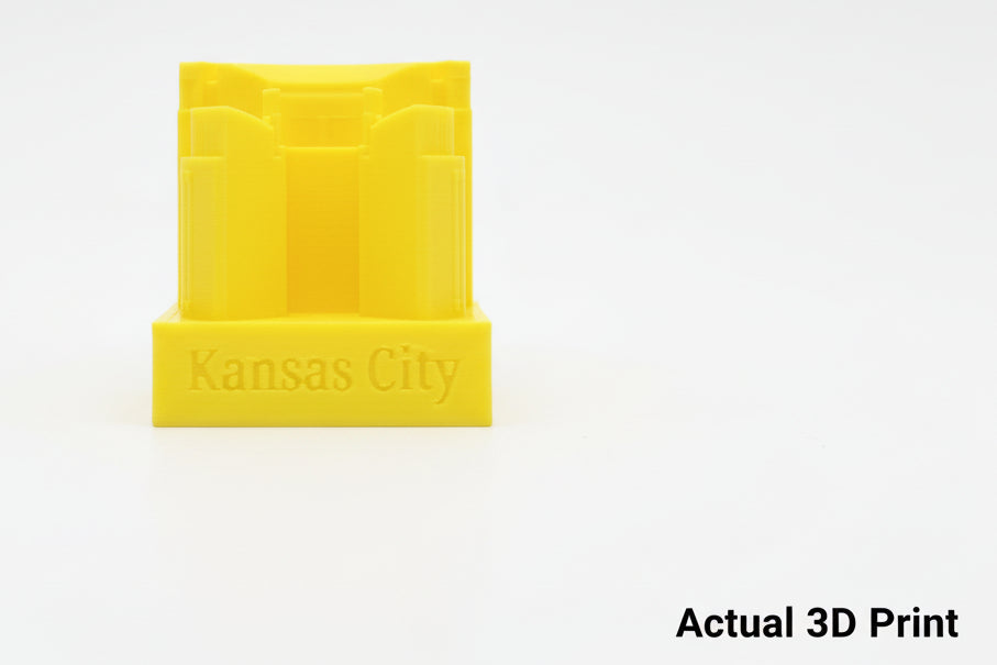 Collectible #07 - Federal Courthouse (Kansas City, MO) Yellow Premium Building Cap