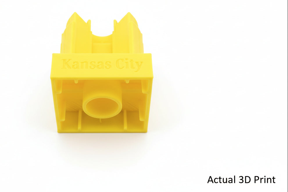 Collectible #07 - Federal Courthouse (Kansas City, MO) Yellow Premium Building Cap