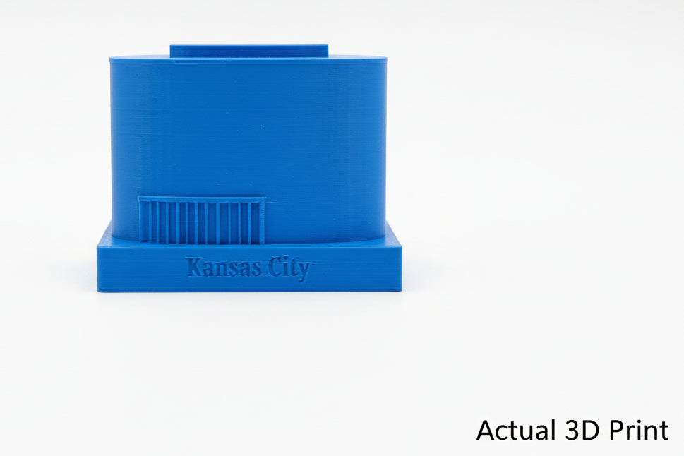 Collectible #06 - H&R Block Center (Kansas City, MO) Blue Premium Building Cap