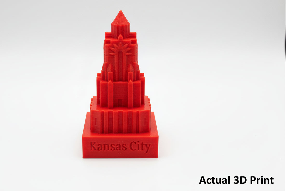 Collectible #03 - KCP&L Building (Kansas City, MO) Red Premium Building Cap