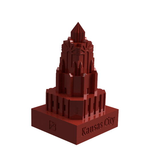 Collectible #03 - KCP&L Building (Kansas City, MO) Red Premium Building Cap
