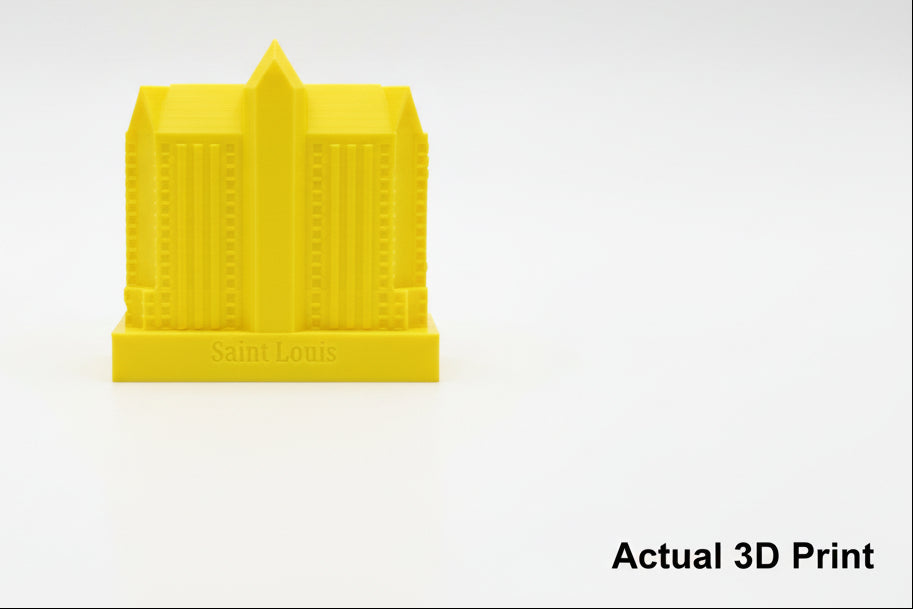 Collectible #16 - One Metropolitan Square (St Louis, MO) Yellow Premium Building Cap